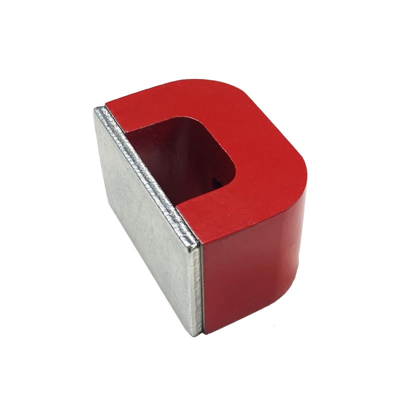 AOAUTO Horseshoe Magnet,U Horseshoe Magnet for Nails,Red Cast Alnico 5 Bridge Magnets with Keeper for Home, Office, and DIY - Image 2